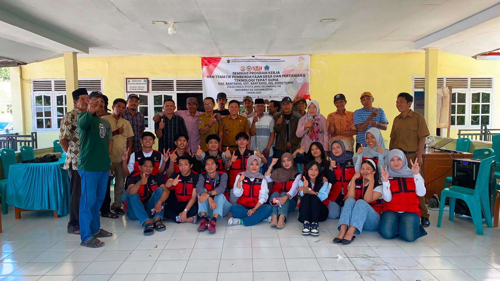 Seminar Program Kerja Mahasiswa KKN Unhas Gel. 116